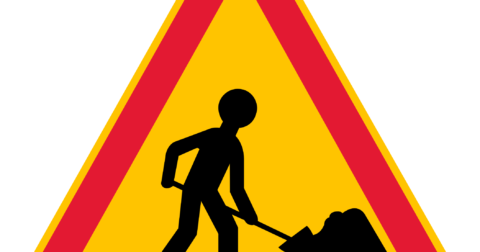 Panneau de travaux